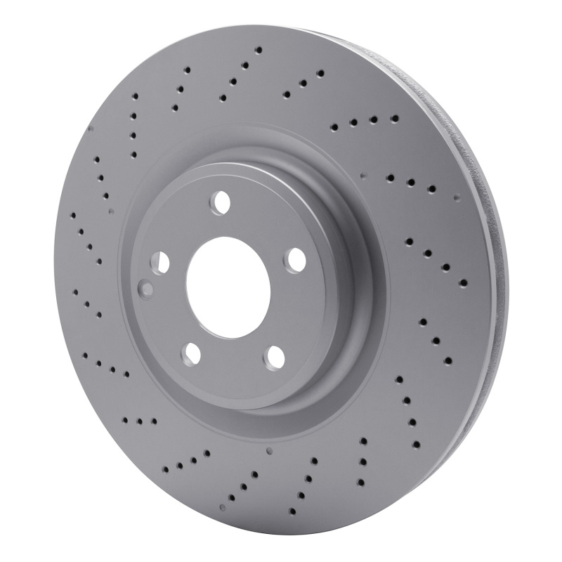 Mercedes-Benz CLS400 Brake Rotor (1) - Front - R1 Concepts - GEOSPEC Coated Rotor - Drilled - `15-`17